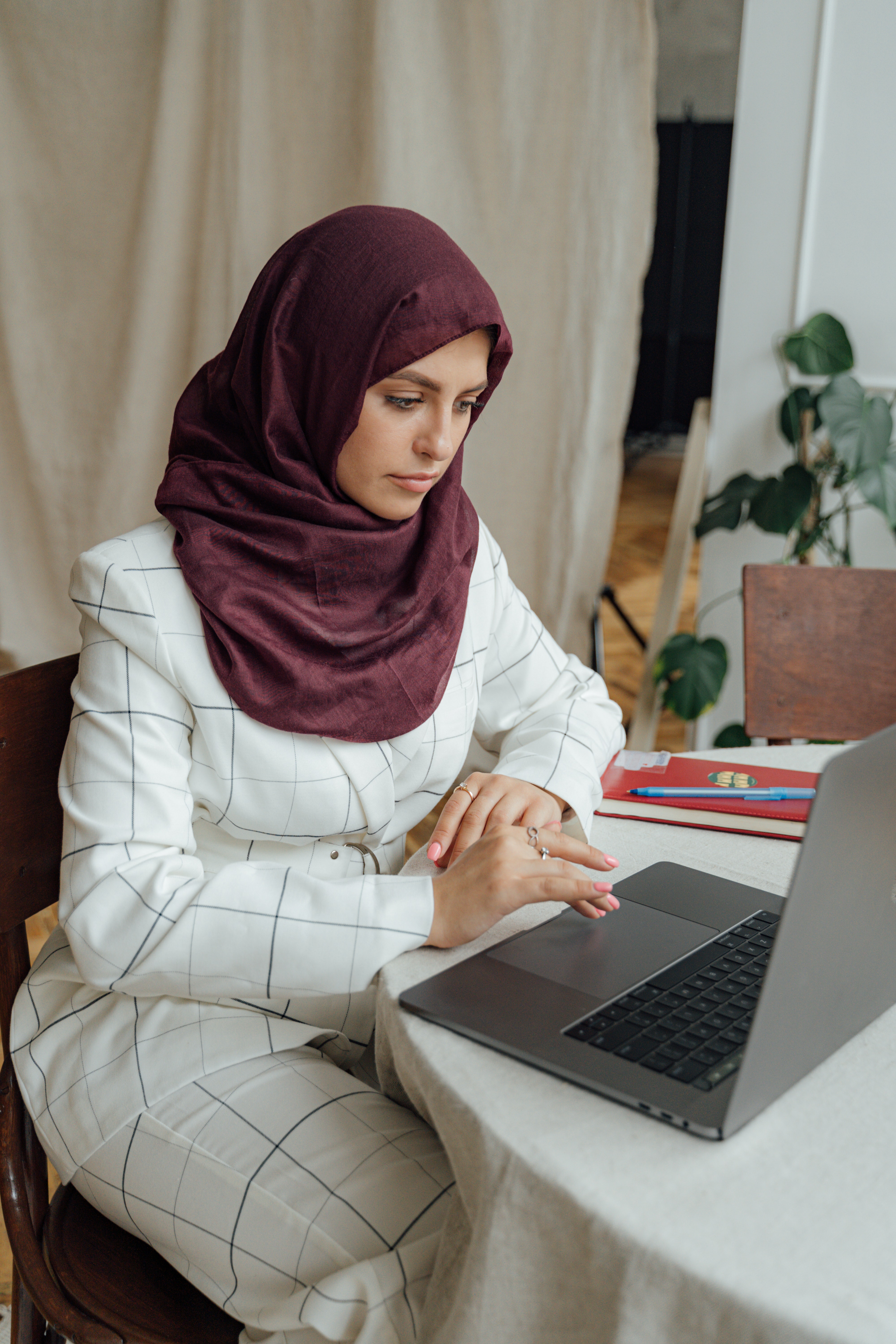 Women working on computer